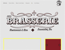 Tablet Screenshot of lancasterbrasserie.com
